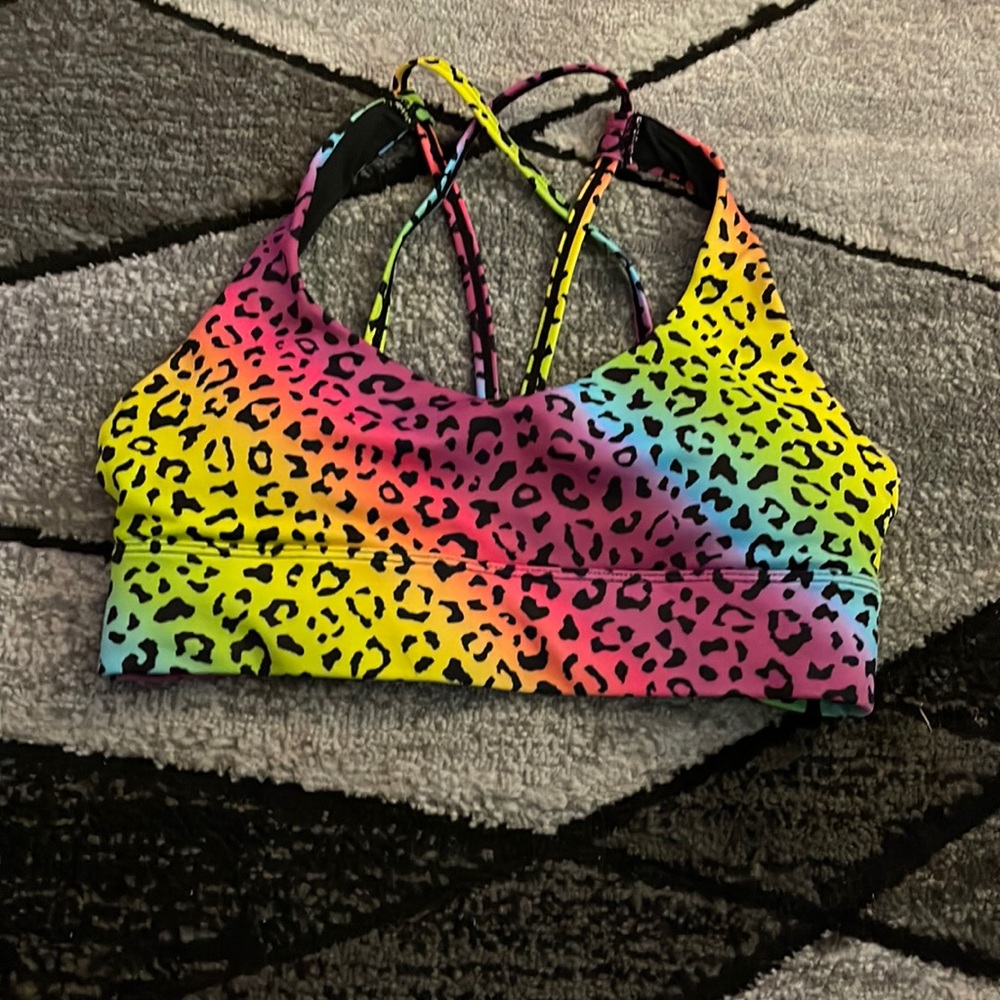 Zyia leopard print bra
